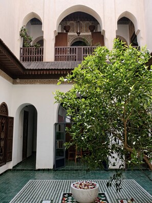 Exterior detail - An exclusive traditional riad, featured in major art magazines (Marrakech)