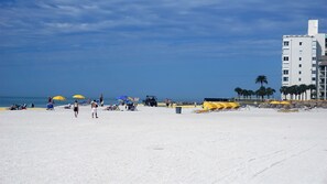 On the beach