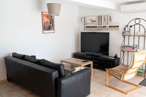 Tv, dvd-afspiller, bøger