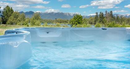 Rural Charm On The River: Renovated Farmhouse on 9-Acre Montana Farmstead