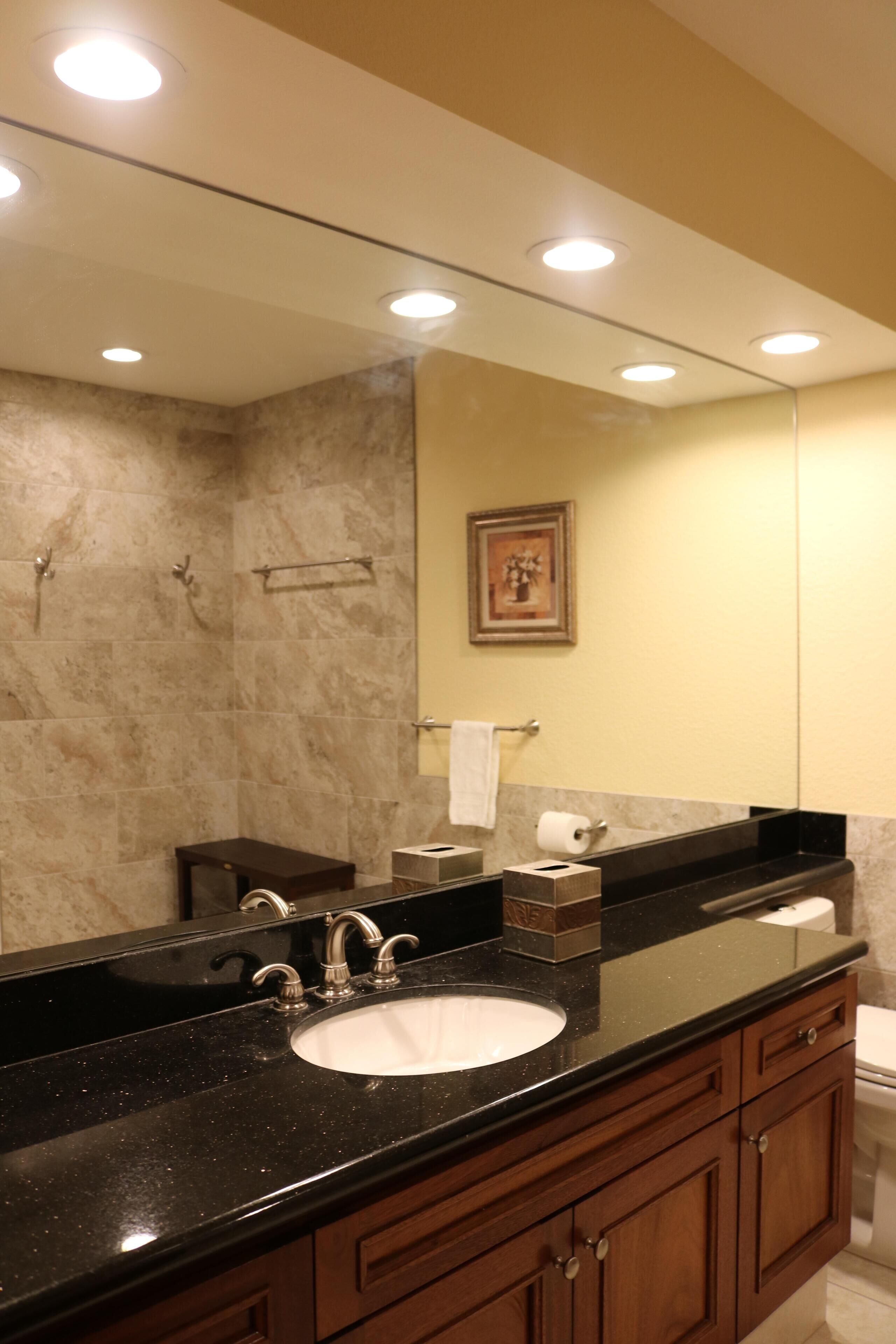 Bathtub, hair dryer, towels, soap