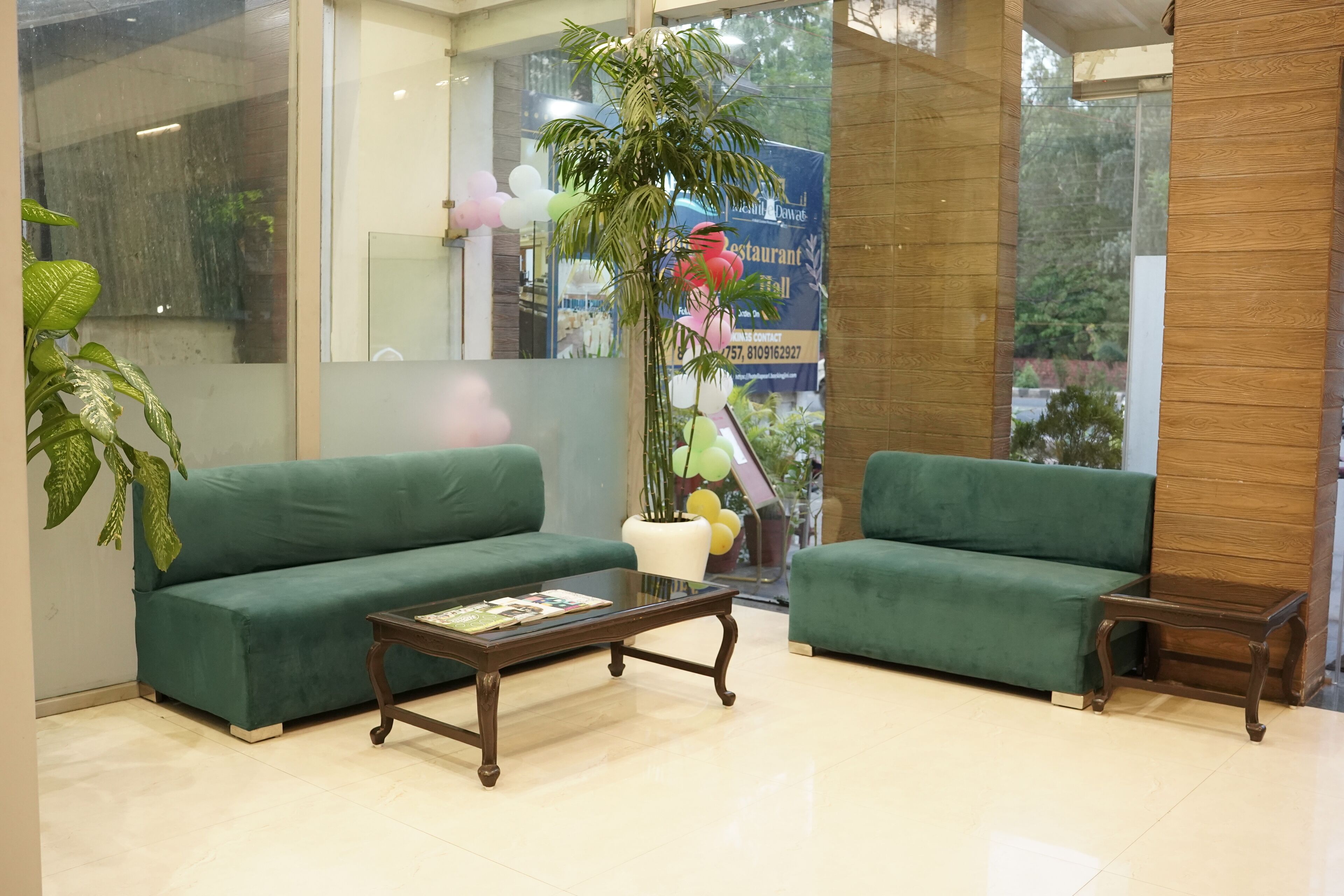 Lobby sitting area
