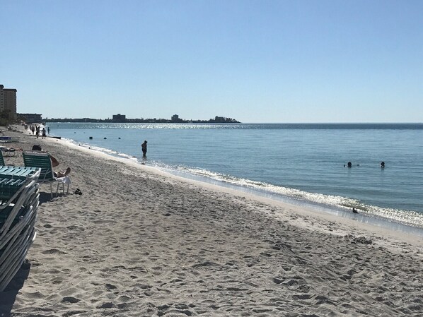 On the beach