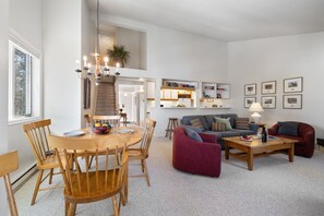 TV, fireplace, DVD player