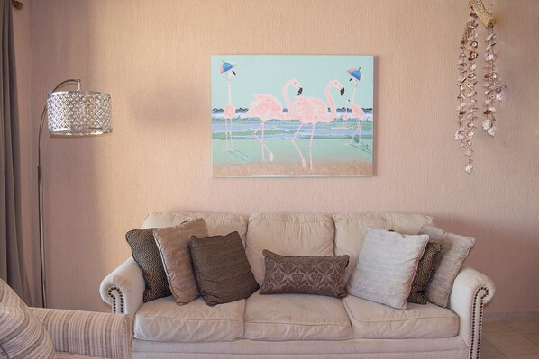TV - Sonoran Spa N504 - 1 BR Next to the Pool, High Speed Wi-Fi - Beachfront Upper Floor Luxury Condo (Puerto Peñasco)