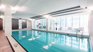 Indoor pool, a heated pool