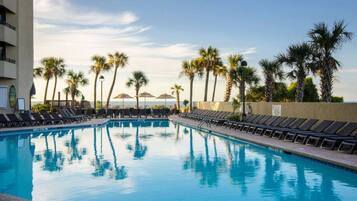 Indoor pool, outdoor pool