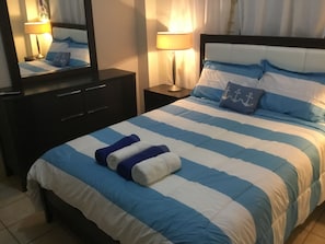 2 chambres, accès au Wi-Fi (inclus), literie fournie
