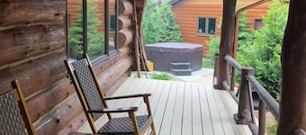 Charlevoix's Beautiful Log Home