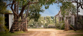 Grampians Pioneer log cabin