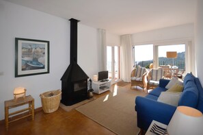 Fernseher, Kamin