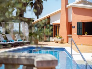 Pool - Can Marti - Wonderful villa with pool in a mountain area near Alcúdia (Alcúdia)