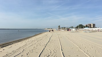 Aan het strand