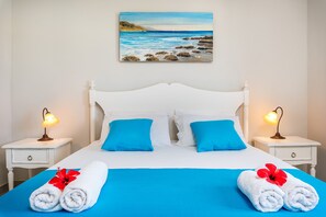 2 slaapkamers, een strijkplank/strijkijzer, gratis wifi, beddengoed