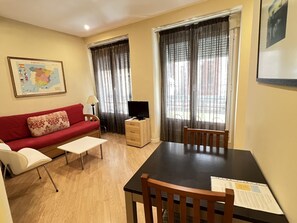 TV, DVD player - Apartment close to the Plaza of Santa Ana and Puerta del Sol (MADRID)