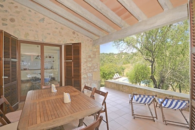 Font - Country house with pool in Artá