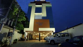 Front of property – evening/night