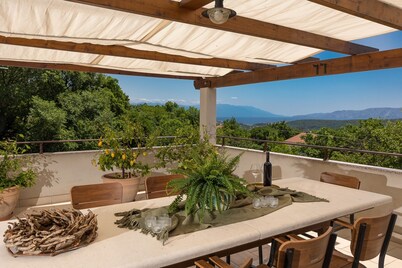 Wunderschöne Villa in Natur mit Meerblick, Pool, Kvarner Bucht