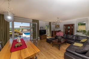 Smart TV, fireplace, video games - Wunderschöne Villa in Natur mit Meerblick, Pool, Kvarner Bucht (Bribir)