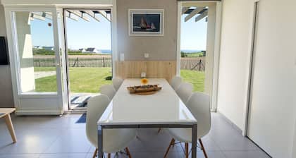 Vue mer et océan, spa, proche plage, un des gites de Fabie