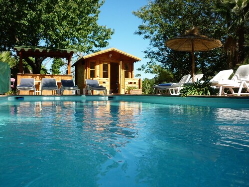 Sunny pastoral house