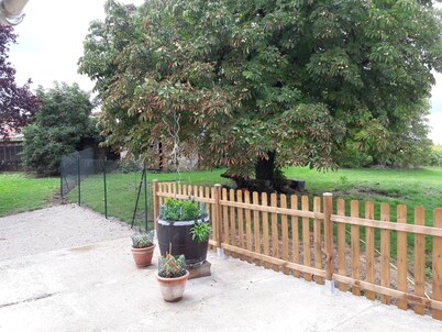 At the farm, at Marguerite's
