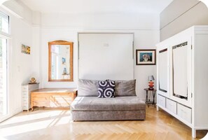 Smart TV, reproductor de DVD, libros y biblioteca musical 
