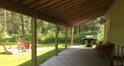 Retiro rural de 1 dormitorio / 1 baño: se admiten mascotas, se incluyen artículos de desayuno