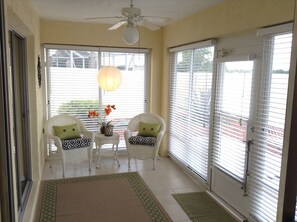 Uitzicht vanuit accommodatie