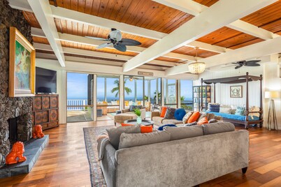 Kona Coast Original Beach Boys 9.5 acre Estate, Pool and Amazing Ocean Views