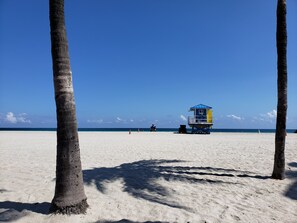 On the beach