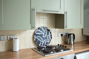 Apartment, 2 Bedrooms | Private kitchen | Full-size fridge, microwave, oven, stovetop