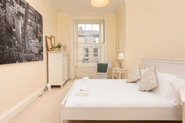 Apartment, 2 Bedrooms | 2 bedrooms, premium bedding, laptop workspace, iron/ironing board
