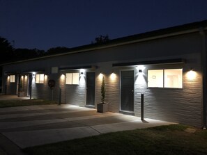 Front of property – evening/night