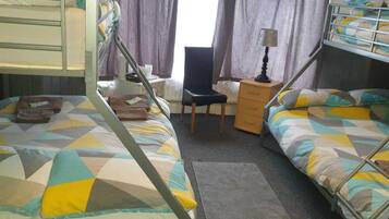 Iron/ironing board, free WiFi, bed sheets