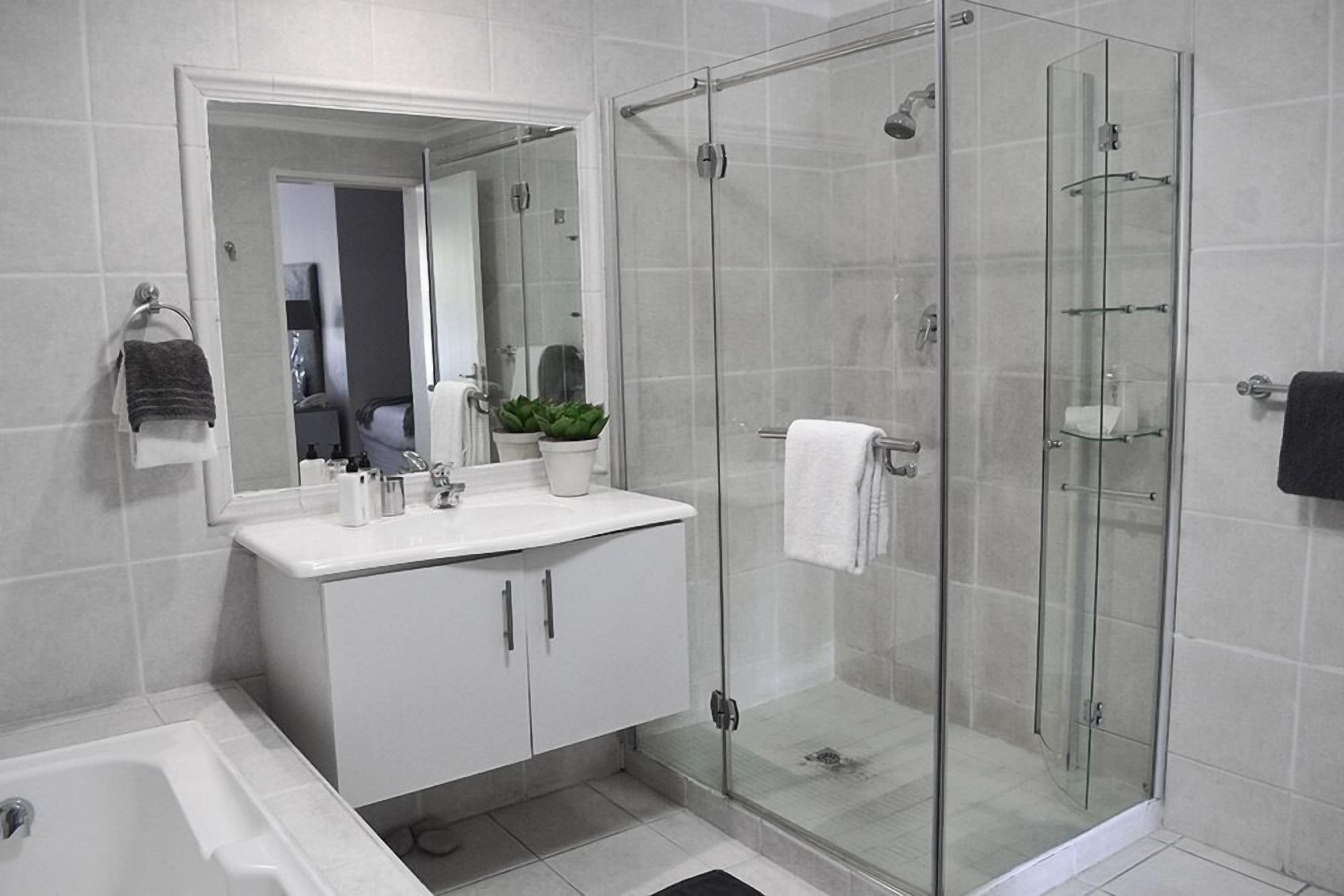 Secador de pelo, toallas, jabón, shampoo