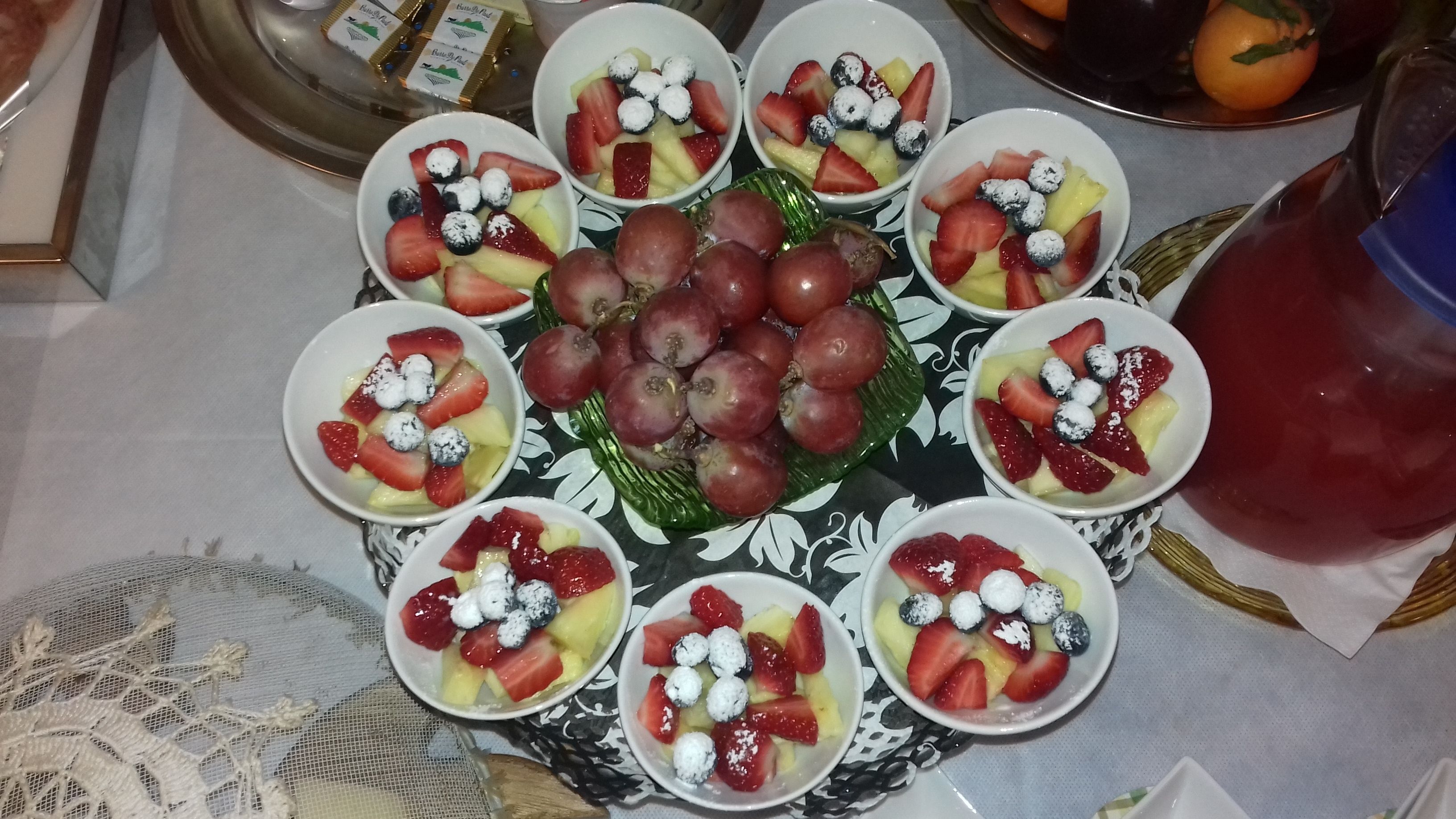 뷔페 아침 식사