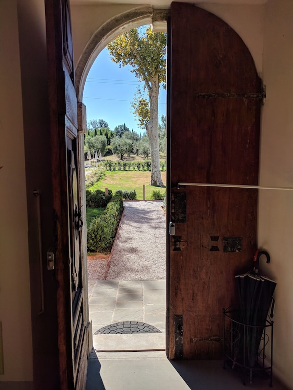 Interior entrance