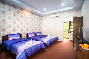 1 chambre, système d’insonorisation, accès au Wi-Fi (inclus)