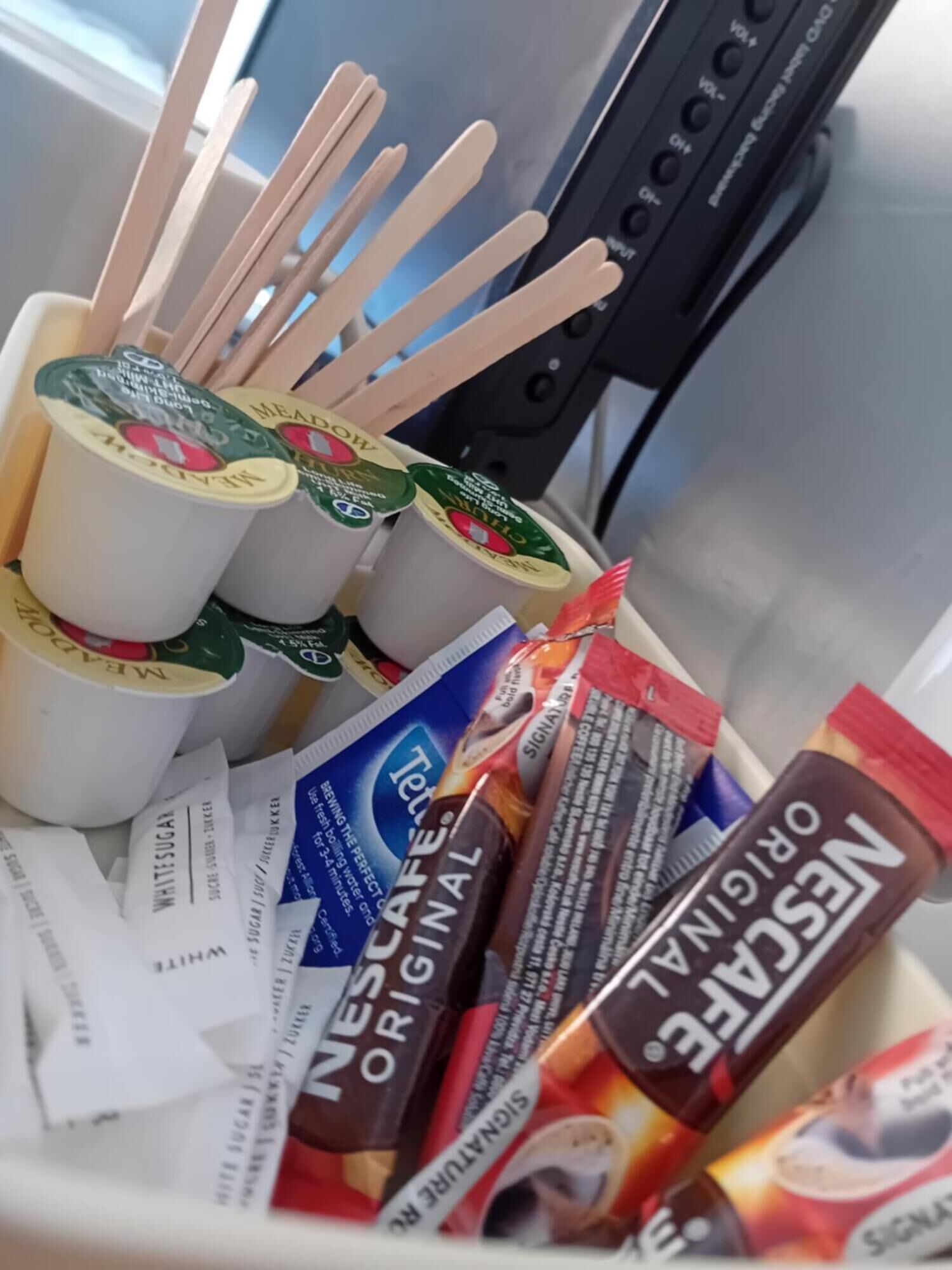 Spiseområde på rommet