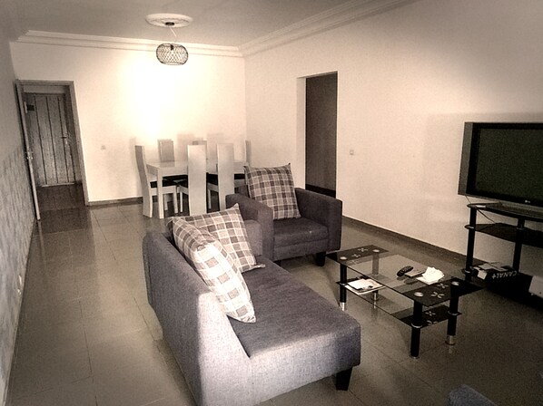 Comfort-lejlighed | Stue | Plasma-tv