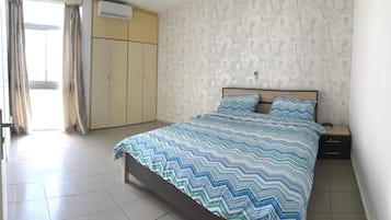 Basic Apartment, 2 Bedrooms | 2 bedrooms, blackout curtains, iron/ironing board, rollaway beds