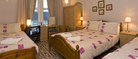 Individually decorated, individually furnished, iron/ironing board