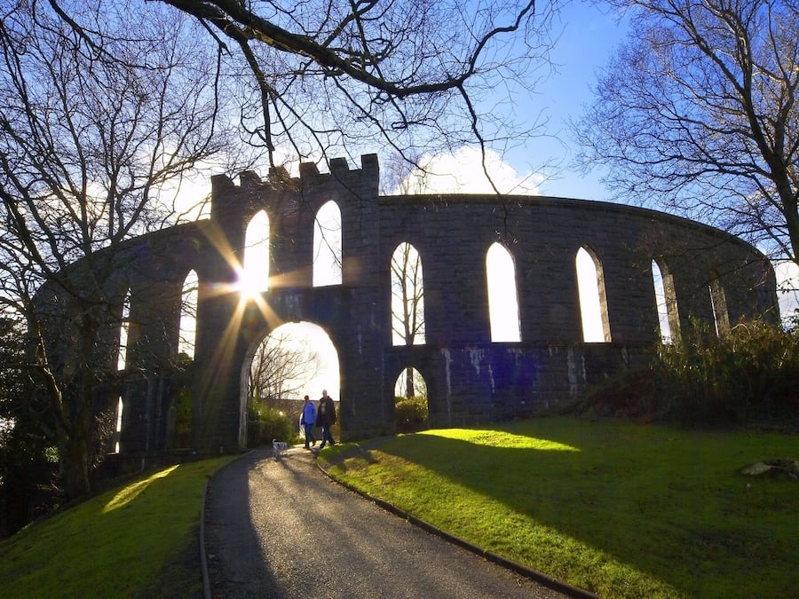 Vue sur le paysage depuis l’hébergement
