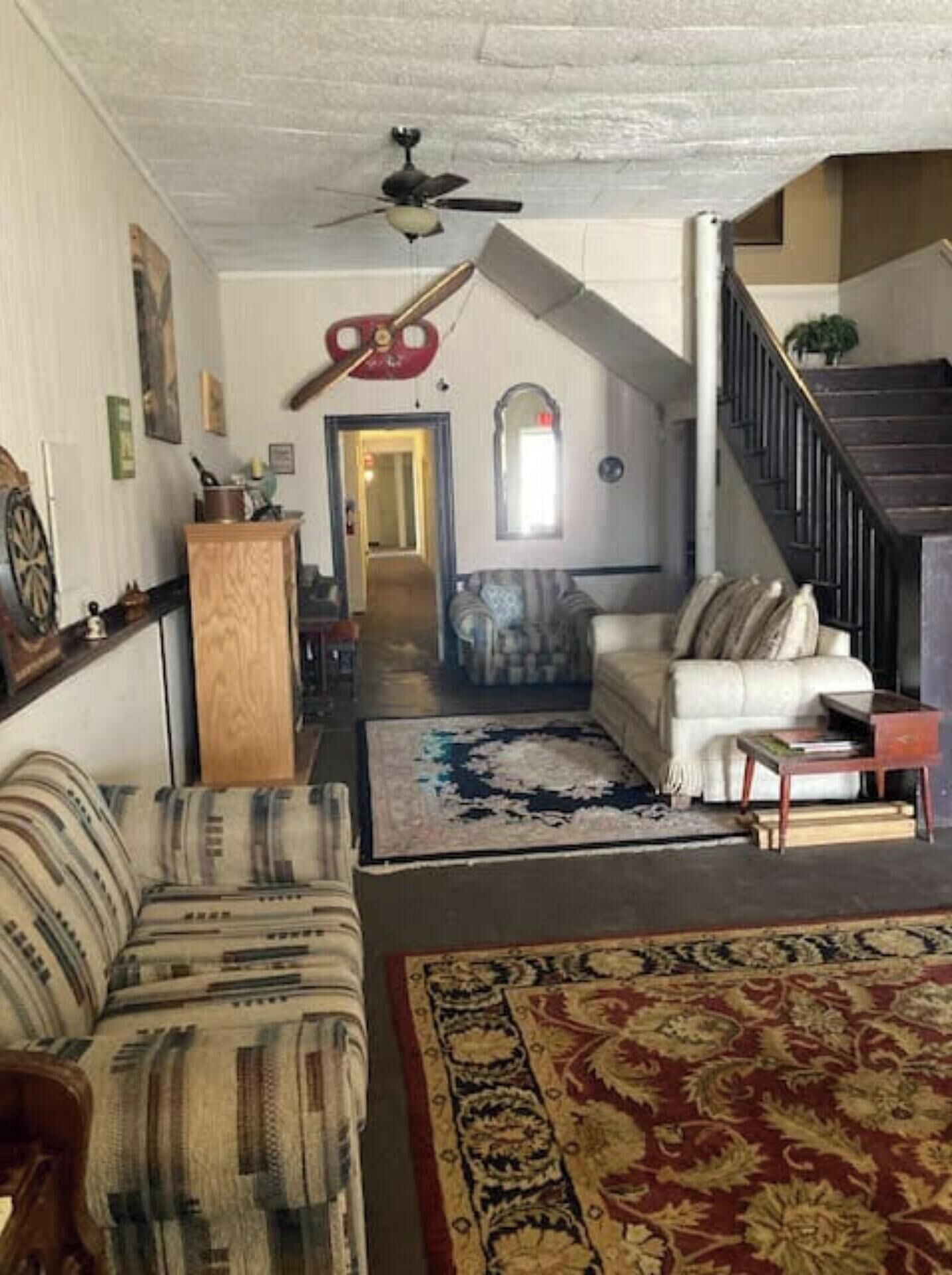 Lobby sitting area