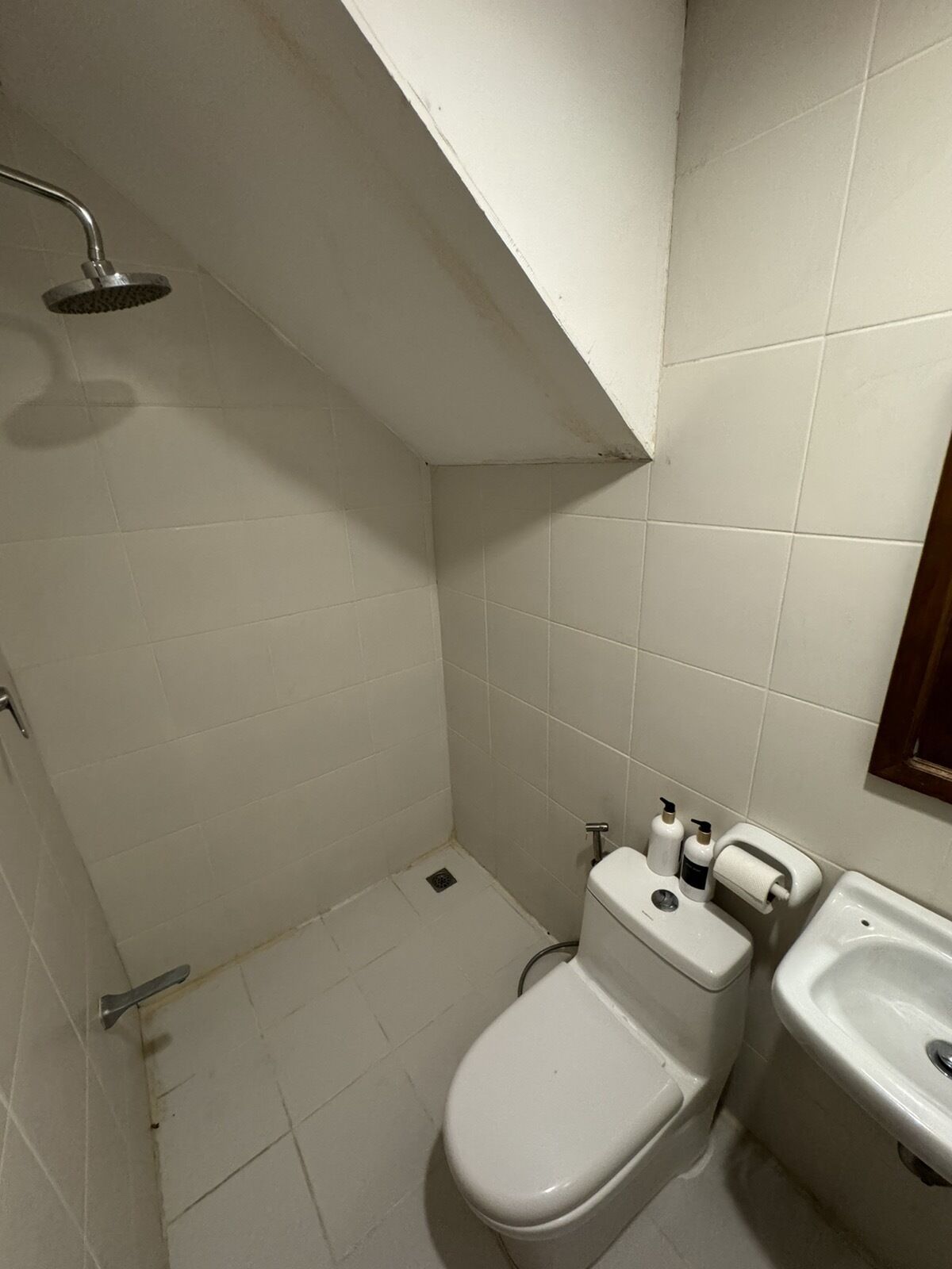 standard double room | bathroom | shower, free toiletries, bidet, towels