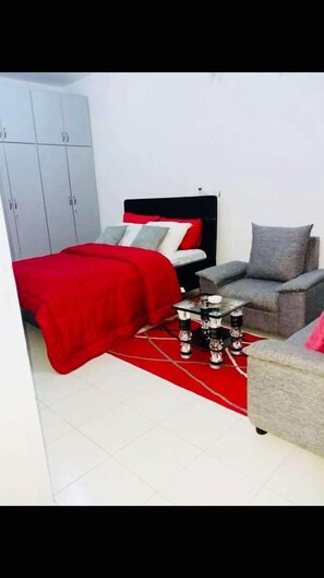 Deluxe Apartment, 1 Bedroom | 1 bedroom, blackout curtains, iron/ironing board, free WiFi
