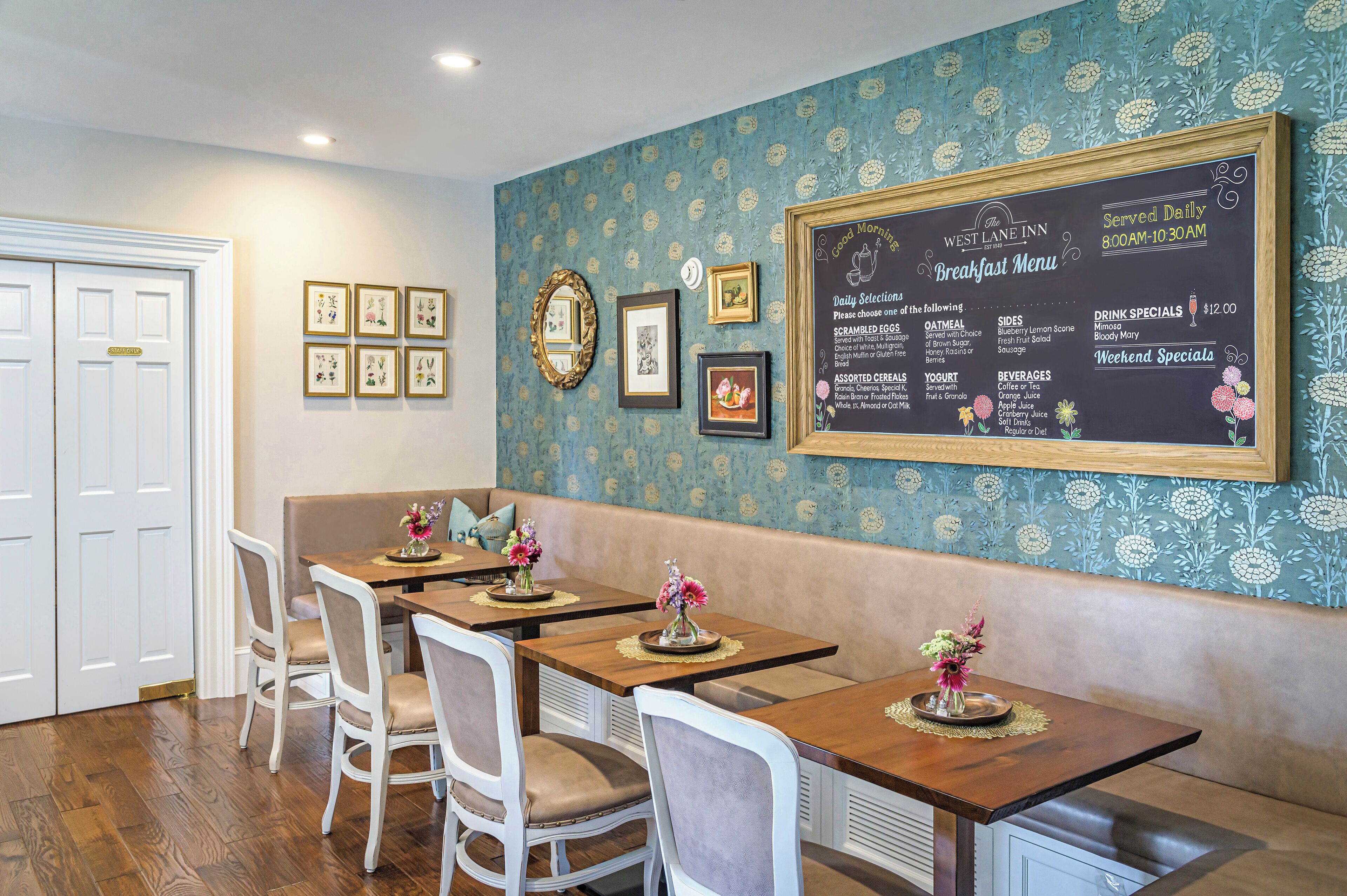 Free daily cooked-to-order breakfast