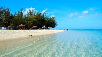 Vlak bij het strand
