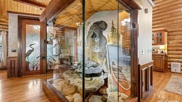 Luxury Cabin, 1 King Bed, Jetted Tub, Lake View (The Cattail)